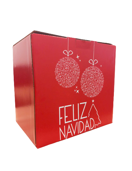 Caja Lote Navidad (370 x 265 x 340) Asa Incluida - 10 Uds Caja Lote Navidad (370 x 265 x 340) Asa Incluida - 10 Uds