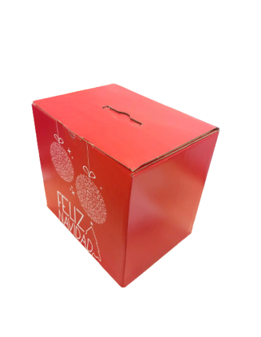 Caja Lote Navidad (370 x 265 x 340) Asa Incluida - 10 Uds Caja Lote Navidad (370 x 265 x 340) Asa Incluida - 10 Uds