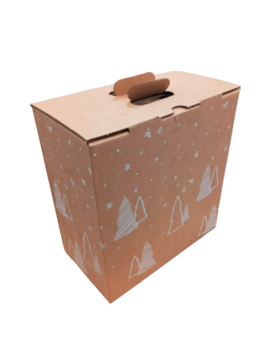 Caja Lote Navidad 6 Botellas (330 x 185 x 350 - Impreso Navidad) Caja Lote Navidad 6 Botellas (330 x 185 x 350 - Impreso Navidad)