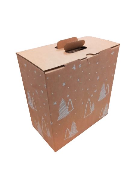 Caja Lote Navidad 6 Botellas (330 x 185 x 350 - Impreso Navidad) Caja Lote Navidad 6 Botellas (330 x 185 x 350 - Impreso Navidad)