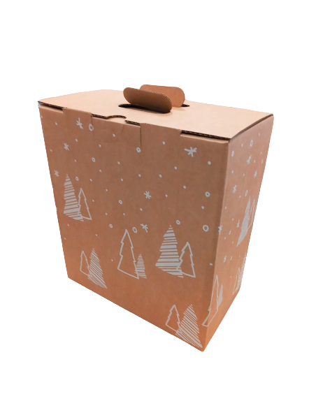 Caja Lote Navidad 6 Botellas (330 x 185 x 350 - Impreso Navidad)