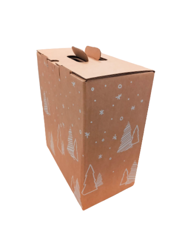 Caja Lote Navidad 6 Botellas (330 x 185 x 350 - Impreso Navidad) Caja Lote Navidad 6 Botellas (330 x 185 x 350 - Impreso Navidad)