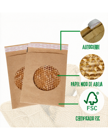 Sobre Papel 235x150 mm Relleno ECO... Sobre Papel 235x150 mm Relleno ECO...