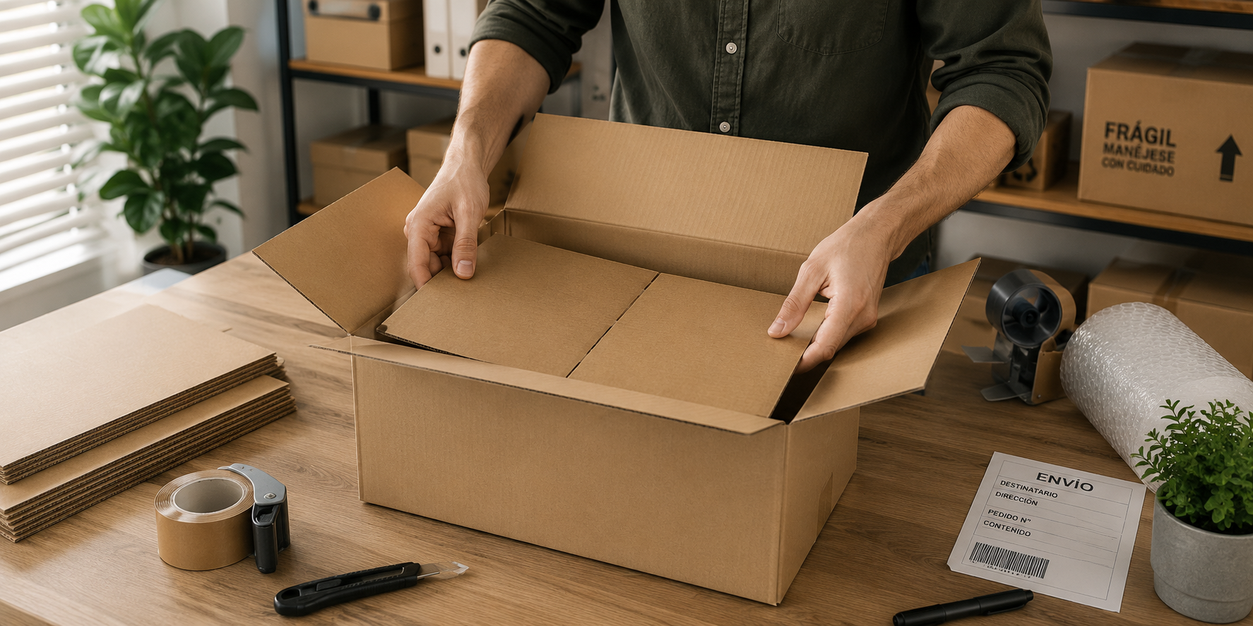 Guía para elegir el tamaño de caja adecuado según el producto que vas a enviar